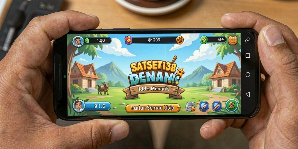 Tampilan menarik dari gameplay Idle SATSET138 dengan karakter aktif.
